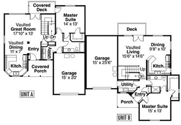 Home Plan - Traditional Floor Plan - Main Floor Plan #124-810