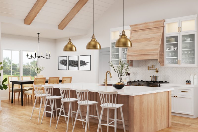 Architectural House Design - Interior - Kitchen 2 for European House Plan #119-441 - 3 bed, 3.5 bath