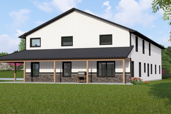 Exterior - Other Elevation for Barndominium House Plan #1064-162 - 3 bed, 3.5 bath