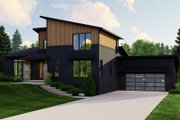 Contemporary Style House Plan - 3 Beds 2.5 Baths 2230 Sq/Ft Plan #1064-247 