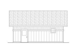 Exterior - Other Elevation for Craftsman House Plan #124-631, 0 bath