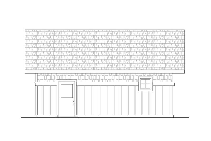 Home Plan - Exterior - Other Elevation for Craftsman House Plan #124-631, 0 bath