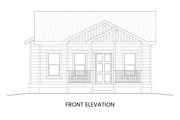 Craftsman Style House Plan - 2 Beds 1 Baths 588 Sq/Ft Plan #1108-8 