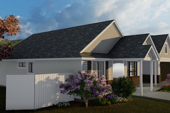 Exterior - Other Elevation 1 for Traditional House Plan #1060-59 - 3 bed, 2 bath