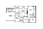 Modern Style House Plan - 3 Beds 2.5 Baths 1944 Sq/Ft Plan #36-416 