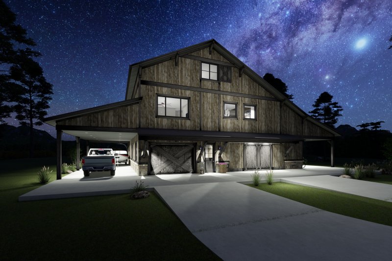 Dream House Plan - Exterior - Other Elevation for Country House Plan #1069-32 - 4 bed, 3 bath