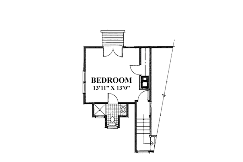 Dream House Plan - Floor Plan - Upper Floor for Country House Plan #961-1 - 3 bed, 3 bath
