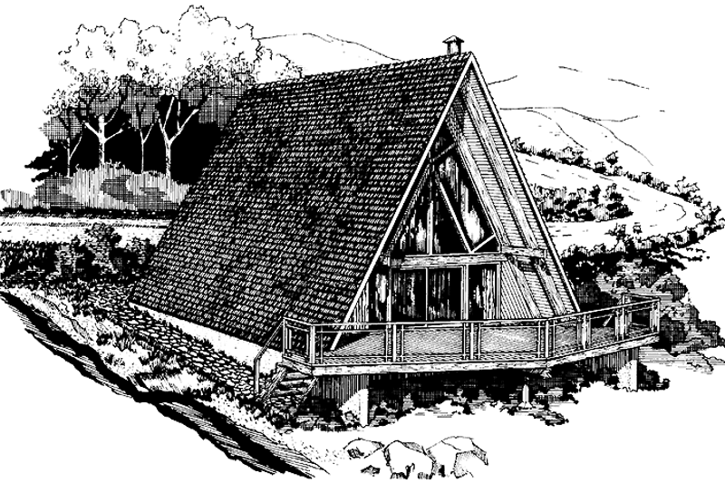 Dream House Plan - Exterior - Front Elevation Plan #320-801