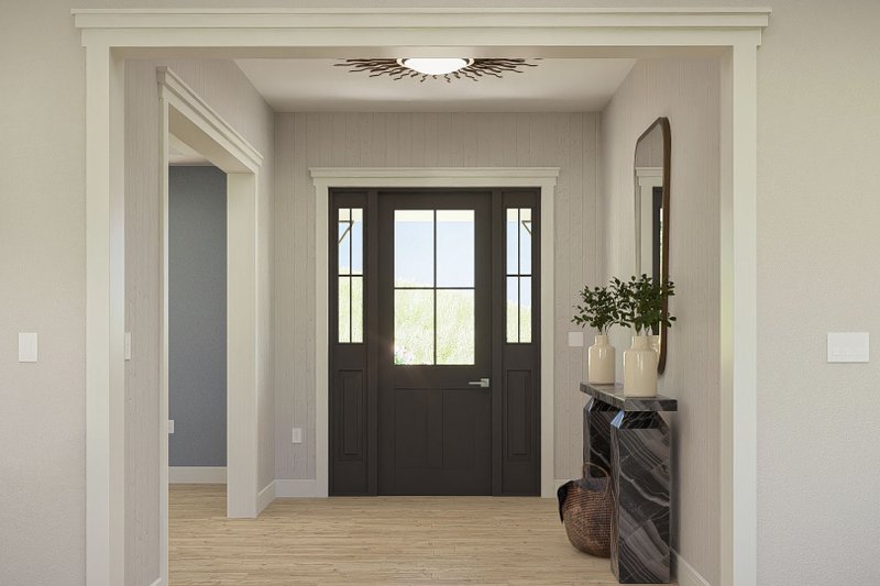 House Plan Design - Interior - Entry for Farmhouse House Plan #455-706 - 4 bed, 3.5 bath