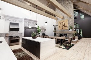 Interior - Kitchen for Barndominium House Plan #923-367 - 5 bed, 3.5 bath