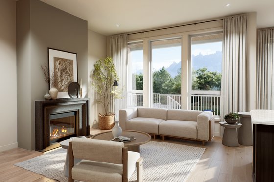 Interior - Family Room for Farmhouse House Plan #1114-3 - 3 bed, 2 bath