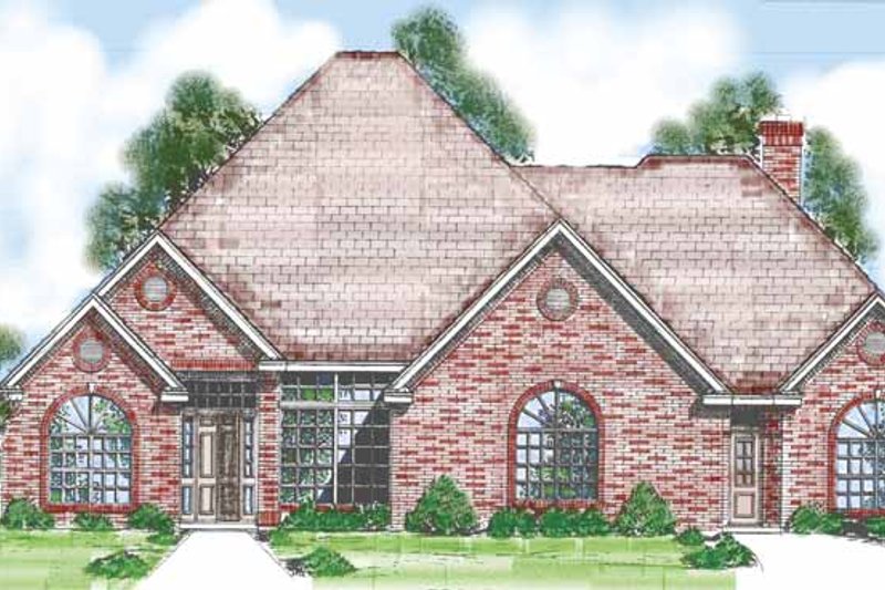 Dream House Plan - Traditional Exterior - Front Elevation Plan #52-262