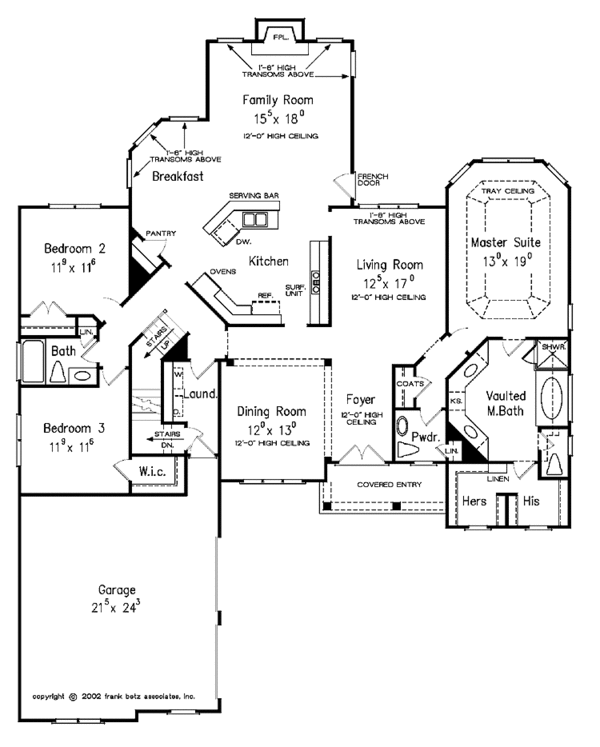 Architectural House Design - Country Floor Plan - Main Floor Plan #927-879