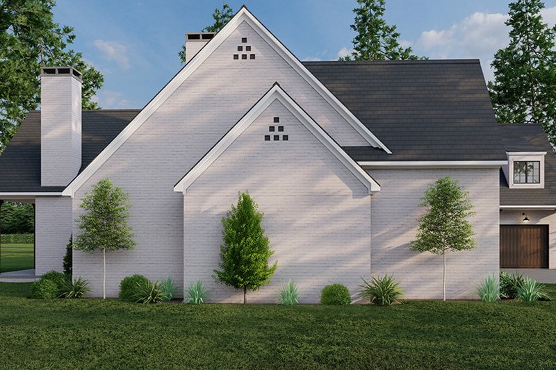 House Plan Design - Exterior - Other Elevation 1 for European House Plan #923-335 - 3 bed, 3.5 bath