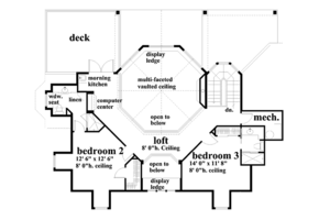 Floor Plan - Upper Floor for Victorian House Plan #930-171 - 3 bed, 3.5 bath