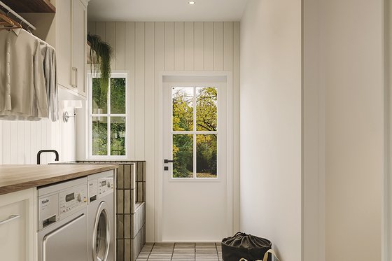Interior - Laundry 1 for European House Plan #23-2777 - 3 bed, 2.5 bath