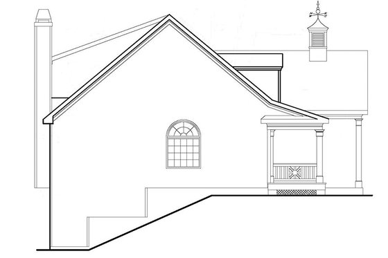 Exterior - Other Elevation 1 for Country House Plan #927-559 - 4 bed, 3 bath