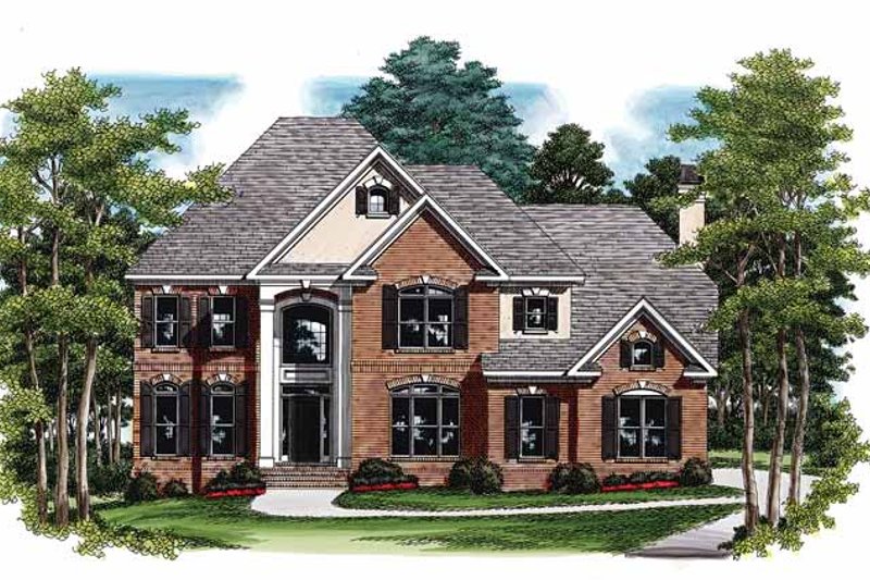Dream House Plan - Traditional Exterior - Front Elevation Plan #927-74