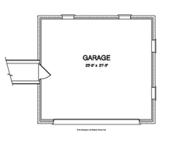 Craftsman Floor Plan - Main Floor Plan #37-279