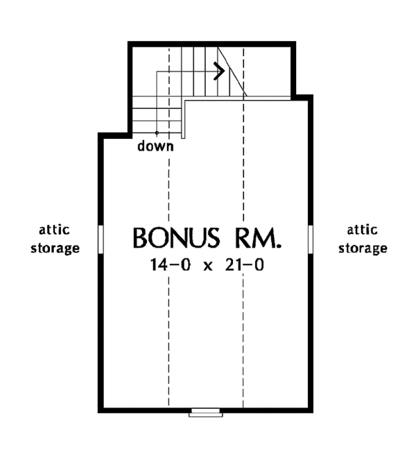 Home Plan - Optional Bonus Level