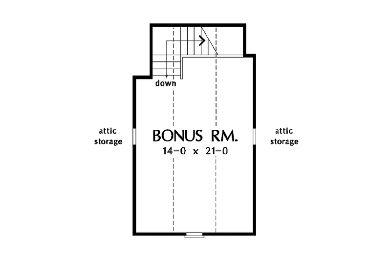 Home Plan - Optional Bonus Level