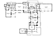 Mediterranean Style House Plan - 4 Beds 4.5 Baths 5513 Sq/Ft Plan #1058-12 