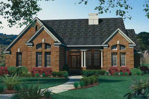 Traditional Exterior - Front Elevation Plan #120-196