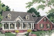 Colonial Style House Plan - 3 Beds 2.5 Baths 2373 Sq/Ft Plan #406-129 