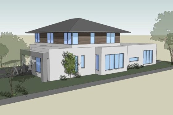 Exterior - Other Elevation 17 for Modern House Plan #496-25 - 4 bed, 2.5 bath