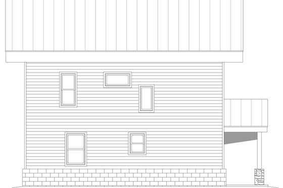 Exterior - Other Elevation for Modern House Plan #932-608 - 3 bed, 2 bath
