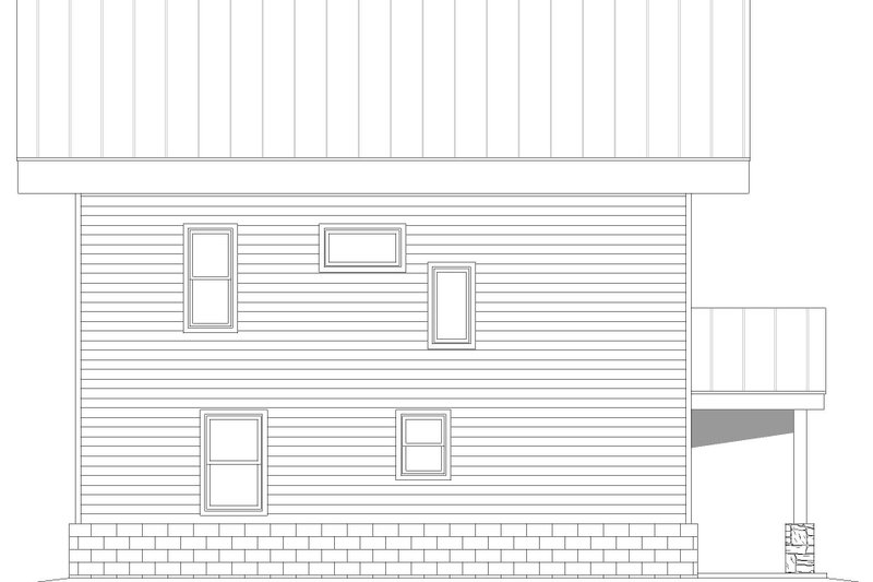 House Plan Design - Exterior - Other Elevation for Modern House Plan #932-608 - 3 bed, 2 bath