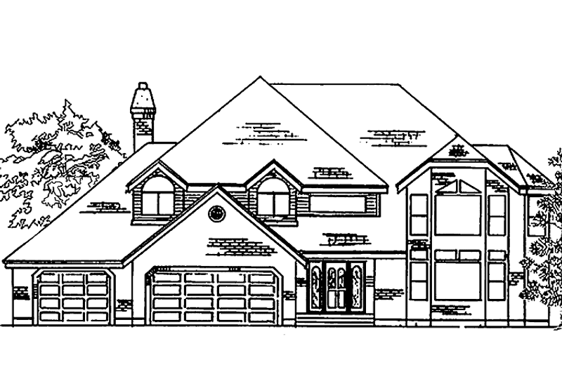 Home Plan - Exterior - Front Elevation 3 for Traditional House Plan #945-44 - 5 bed, 2.5 bath
