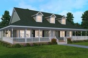 Farmhouse Style House Plan - 3 Beds 2.5 Baths 1704 Sq/Ft Plan #1082-9 