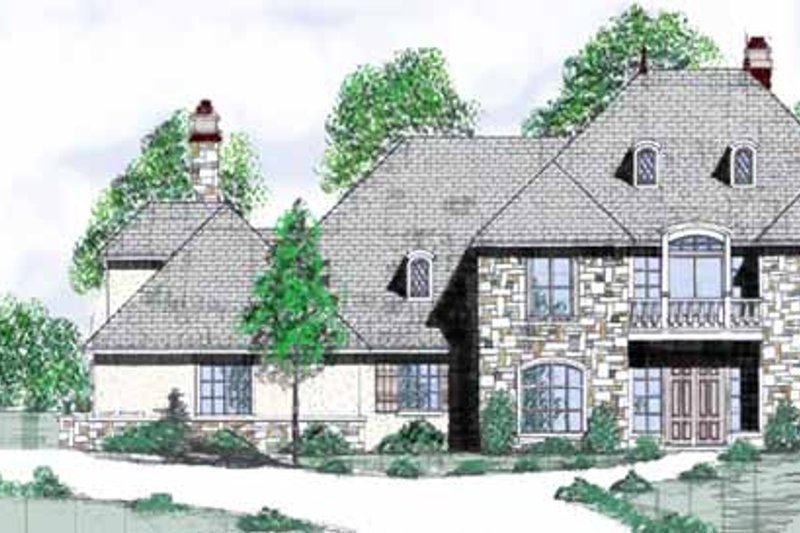 House Plan Design - European Exterior - Front Elevation Plan #52-248