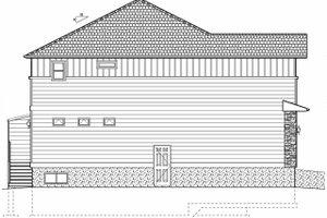 Exterior - Other Elevation for Craftsman House Plan #126-203 - 3 bed, 2.5 bath