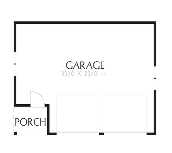 House Blueprint - Craftsman Floor Plan - Main Floor Plan #48-918