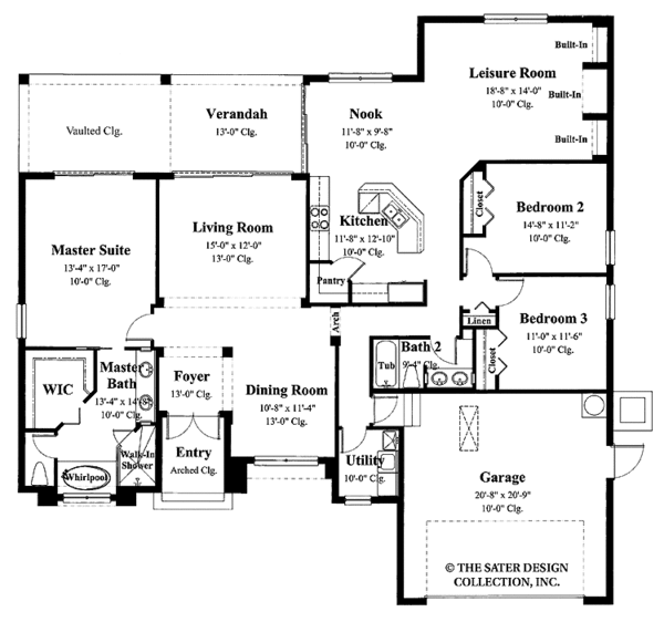 Home Plan - Mediterranean Floor Plan - Main Floor Plan #930-374