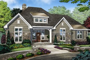 Dream House Plan - Ranch Exterior - Front Elevation Plan #929-1011