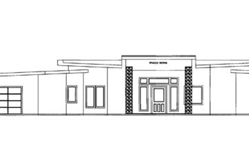 Architectural House Design - Exterior - Other Elevation for Contemporary House Plan #117-865 - 3 bed, 3 bath