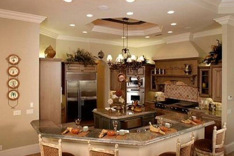 House Plan Design - Interior - Kitchen for Mediterranean House Plan #27-216 - 5 bed, 5.5 bath
