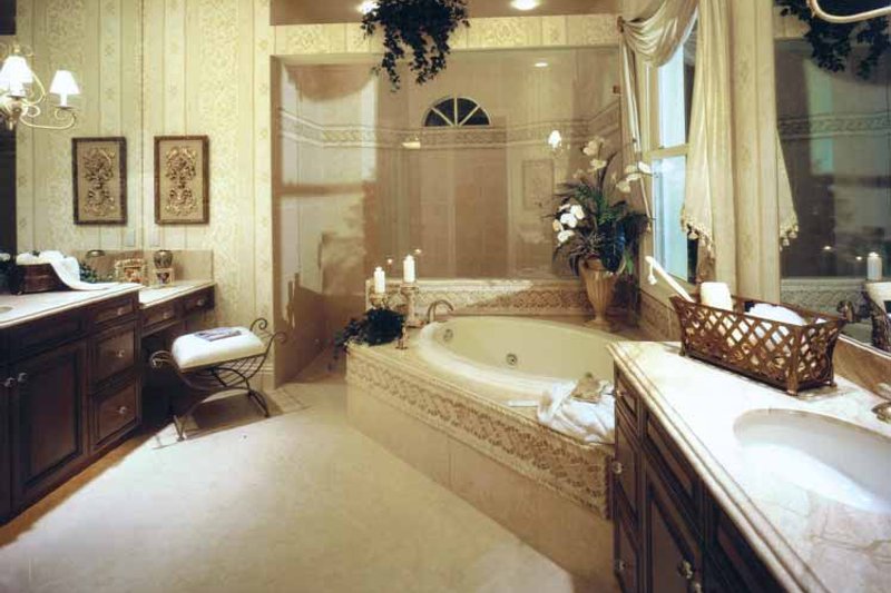 Dream House Plan - Interior - Bathroom 1 for Mediterranean House Plan #1017-3 - 3 bed, 4 bath