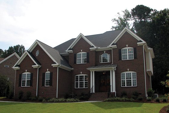 Exterior - Front Elevation 7 for Colonial House Plan #927-564 - 5 bed, 4 bath