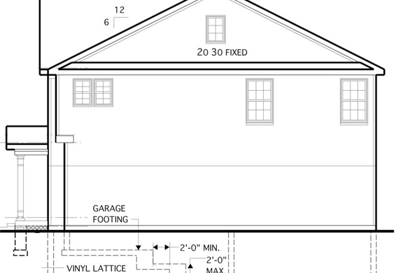 Home Plan - Exterior - Other Elevation for Colonial House Plan #1053-54 - 4 bed, 2.5 bath