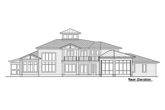 Exterior - Other Elevation 3 for Contemporary House Plan #930-506 - 3 bed, 3.5 bath