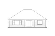 Cottage Style House Plan - 3 Beds 2 Baths 1829 Sq/Ft Plan #124-1058 Exterior 