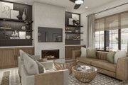 Adobe / Southwestern Style House Plan - 3 Beds 2 Baths 1873 Sq/Ft Plan #455-572 