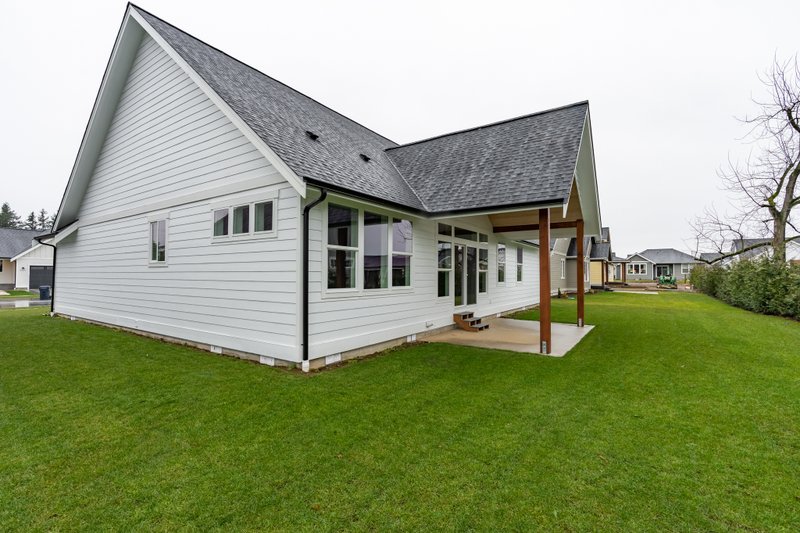 Architectural House Design - Exterior - Rear Elevation 1 for Farmhouse House Plan #1070-97 - 4 bed, 3 bath