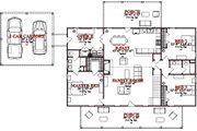 Cottage Style House Plan - 3 Beds 2 Baths 2342 Sq/Ft Plan #63-399 