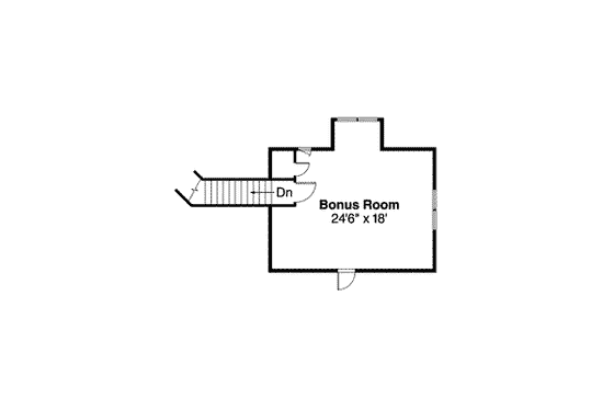 Floor Plan - Other Floor for Ranch House Plan #124-543 - 3 bed, 2.5 bath