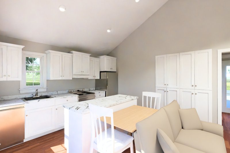 Dream House Plan - Interior - Kitchen 1 for Cottage House Plan #513-2443 - 1 bed, 1 bath